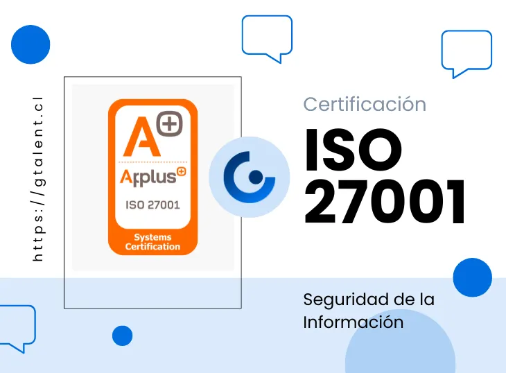 GTALENT se consolida como Empresa Trinorma con la certificación ISO 27001